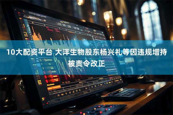10大配资平台 大洋生物股东杨兴礼等因违规增持被责令改正